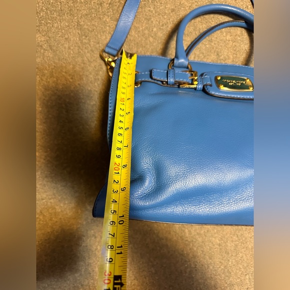 Michael Kors Hamilton Large EW Leather Tote Heritage Blue 35F0GHMT3L - Picture 2 of 16